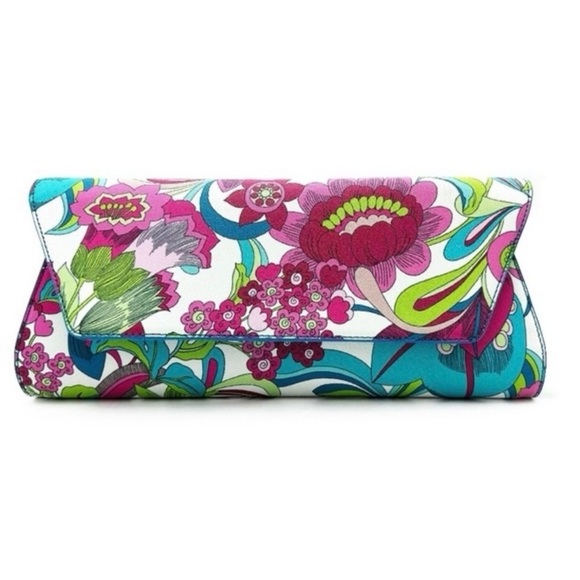 NWT Trina Turk Floral Print‎ Clutch - Picture 1 of 9